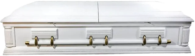 Lincoln White Casket.