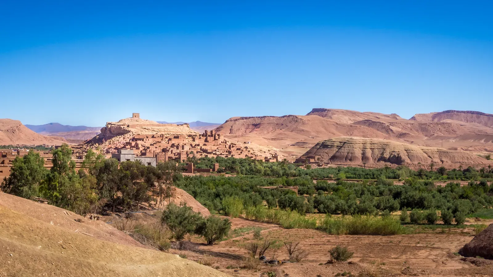 The ksar of Aït Benhaddou and its oasis, Morocco