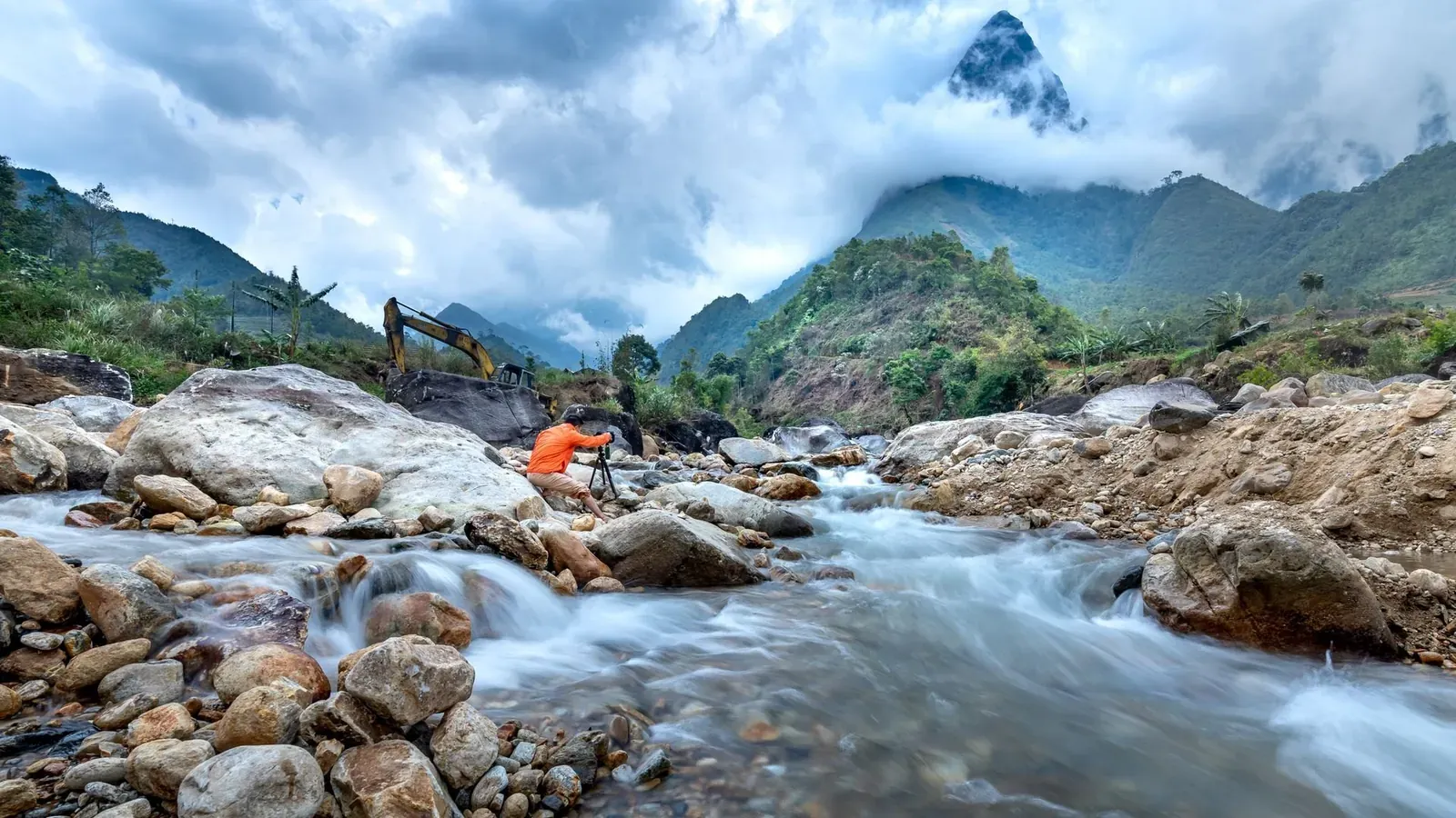 Landscape in Timor Leste